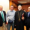 (from left to right) After the Award Ceremony: John Martich, Zeljko Mirkovic, H.G. Bishop IRINEJ, and Milos Rastovic